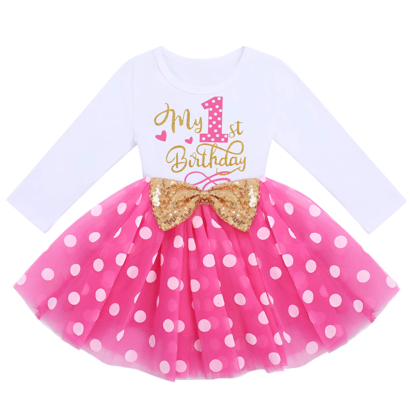 princess polly baby blue dress Imekisbaby Girls Minnie Costume Princess 1st 2nd 3rd Birthday Polka