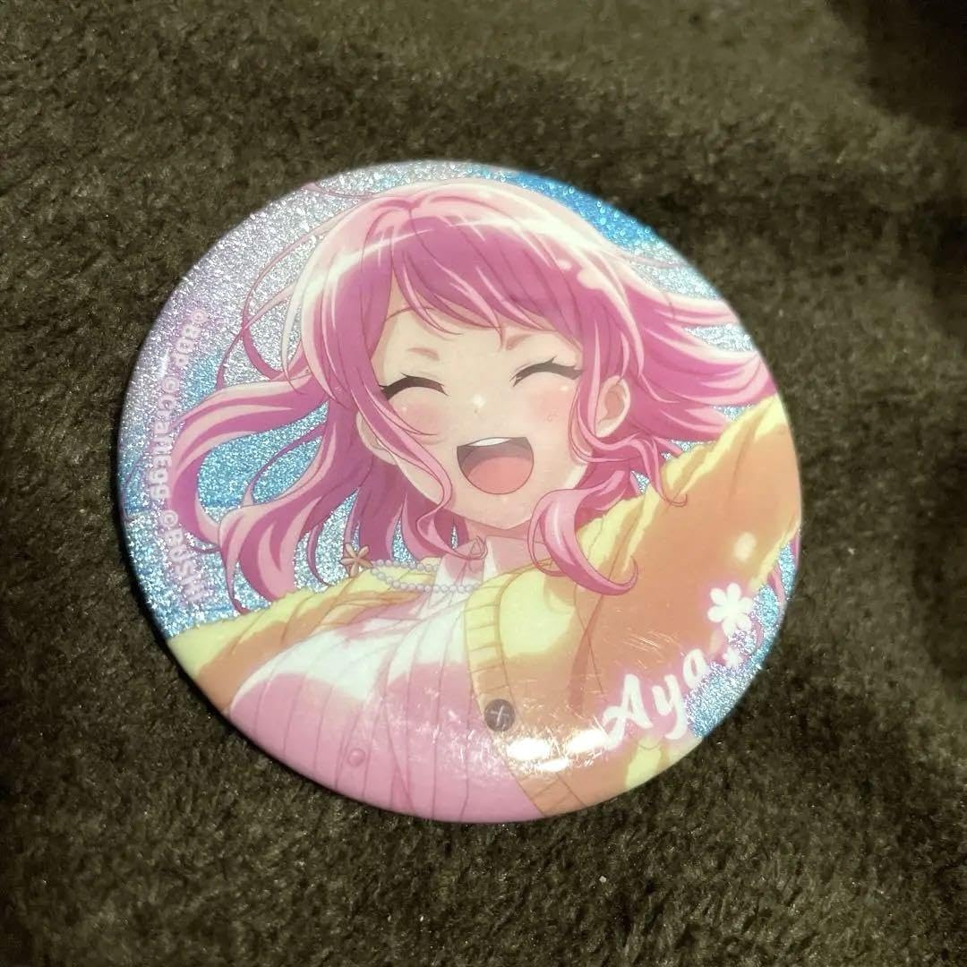 バンドリ キラキラver. 丸山彩 缶バッジ30個セット(缶バッジカバー付き