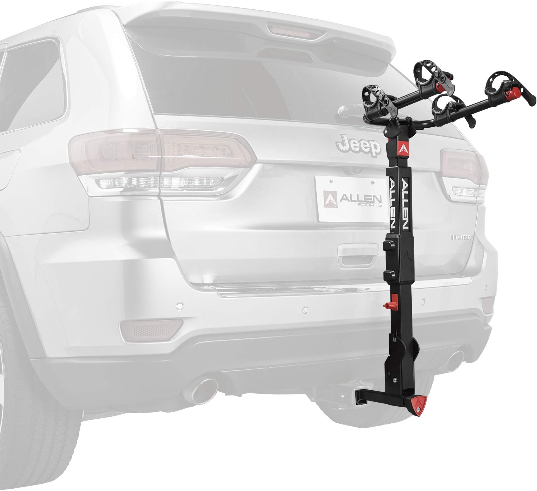 Sports Premier Locking Quick Release 2-Bike Carrier for 2 in. & 1 4 in. Hitch, Model QR525 , Black