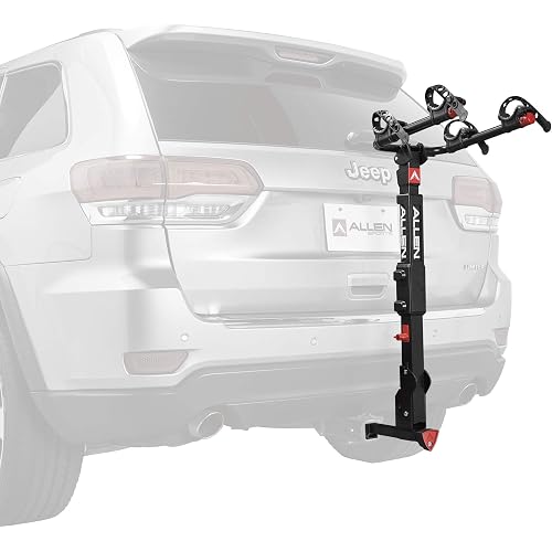 Allen Sports Premier Locking Quick Release 2-Bike Carrier for 2 in. & 1 4 in. Hitch, Model QR525 , Black