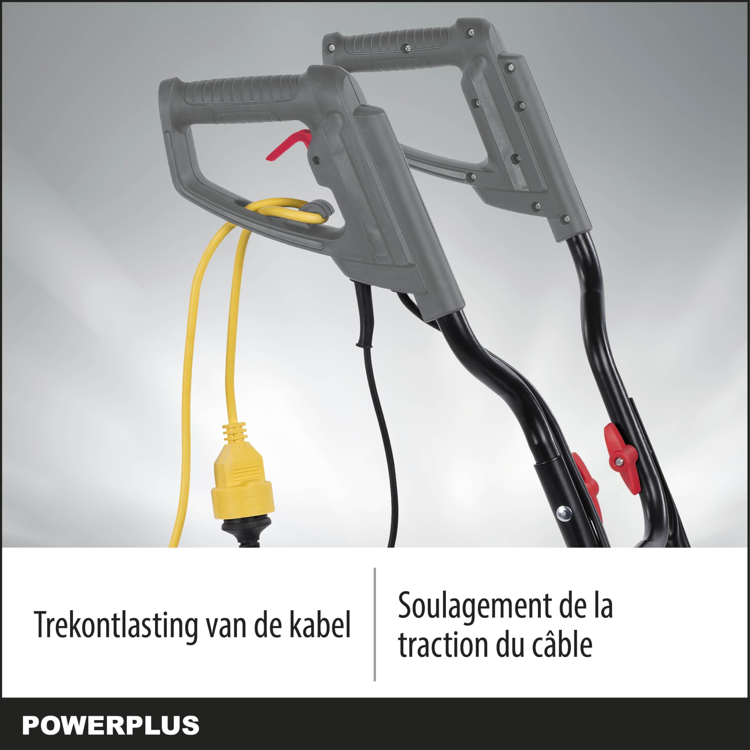 Powerplus elektryczna glebogryzarka ogrodowa POWEG70100 jako wertykulator i glebogryzarka do ogrodu – 1200 W – szerokość robocza 360 mm – głębokość robocza maks. 220 mm – w zestawie 4 noże