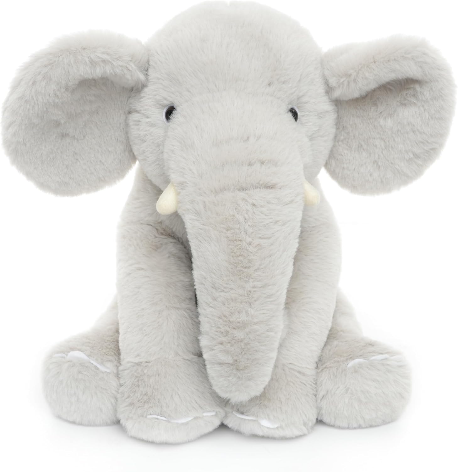 WEIGEDU 13" Gray Elephant Stuffed Animal - Plush Toy for Boys, Girls, Kids, Baby Shower, Bedtime, Birthday
