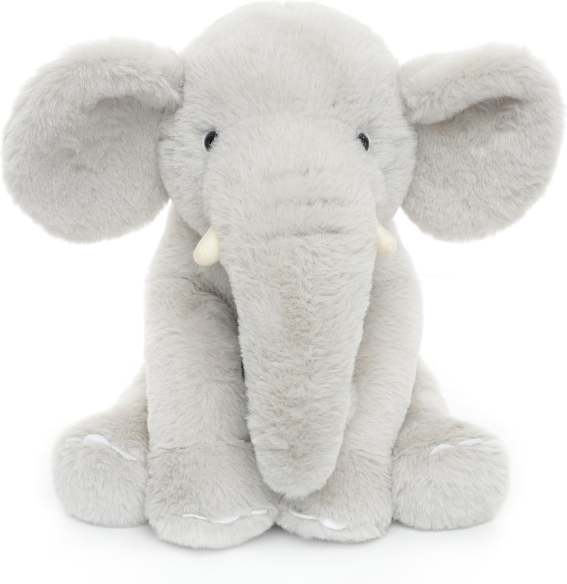 WEIGEDU 13" Gray Elephant Stuffed Animal - Plush Toy for Boys, Girls, Kids, Baby Shower, Bedtime, Birthday