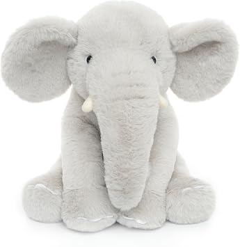WEIGEDU 13" Gray Elephant Stuffed Animal - Plush Toy for Boys, Girls, Kids, Baby Shower, Bedtime, Birthday