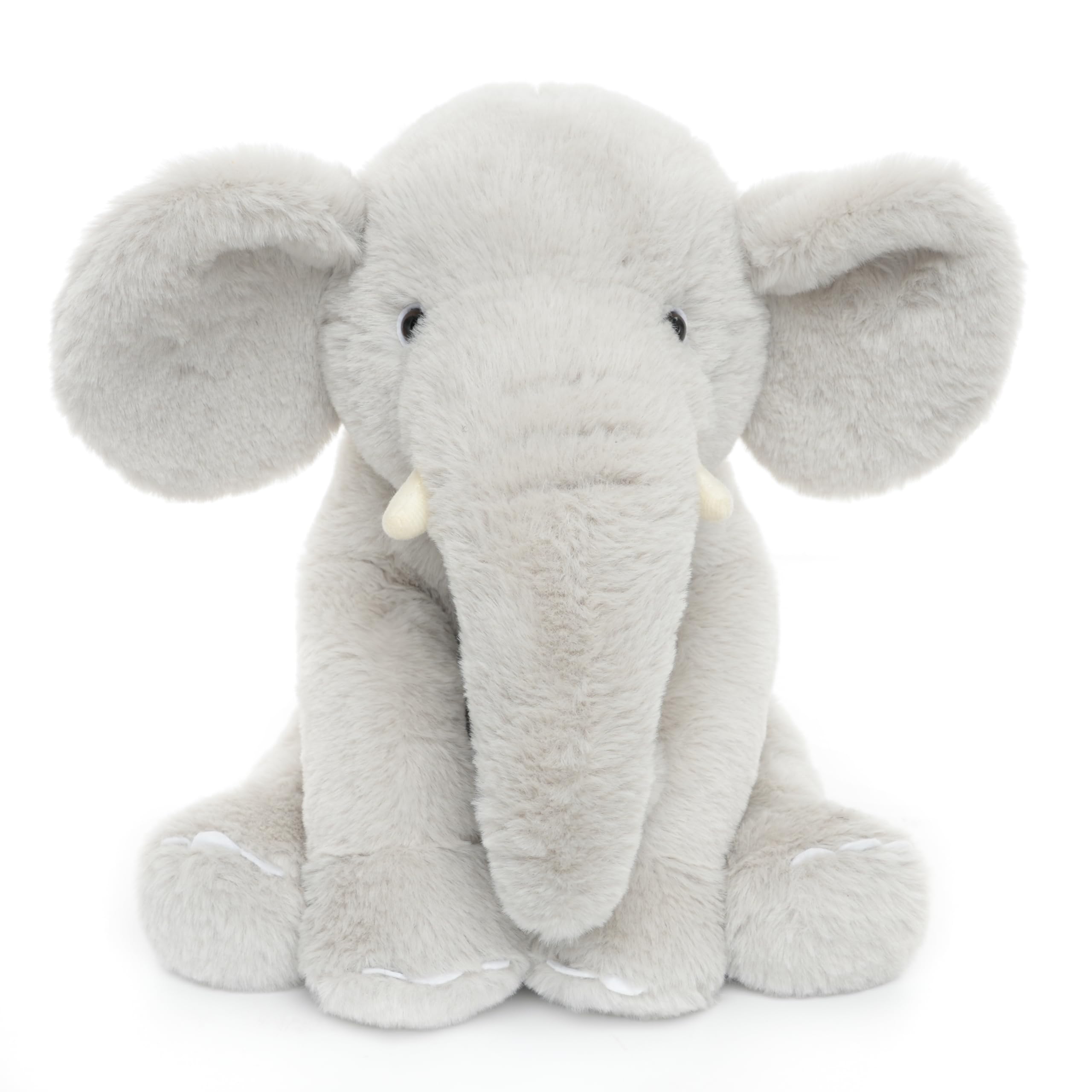 13" Gray Elephant Stuffed Animal - Plush Toy for Boys, Girls, Kids, Baby Shower, Bedtime, Birthday