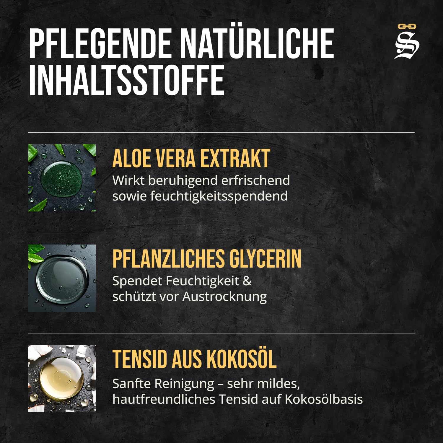 Störtebekker® Premium Shampoo Bar Aloe Vera (6x) - Festes Shampoo Herren & Damen - 3in1 Duschseife Männer für Haare, Kopfhaut & Bart - Feuchtigkeitsshampoo - vegan, handgefertigt - 6x100g