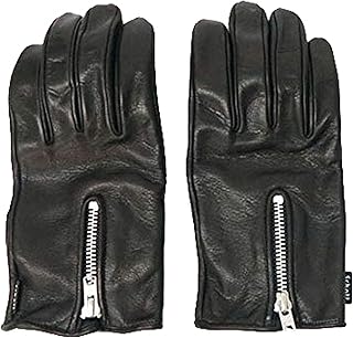 (ショット)Schott ZIP LEATHER GLOVE ジップ レザー グローブ カウハイド 3109075 L 09ブラック