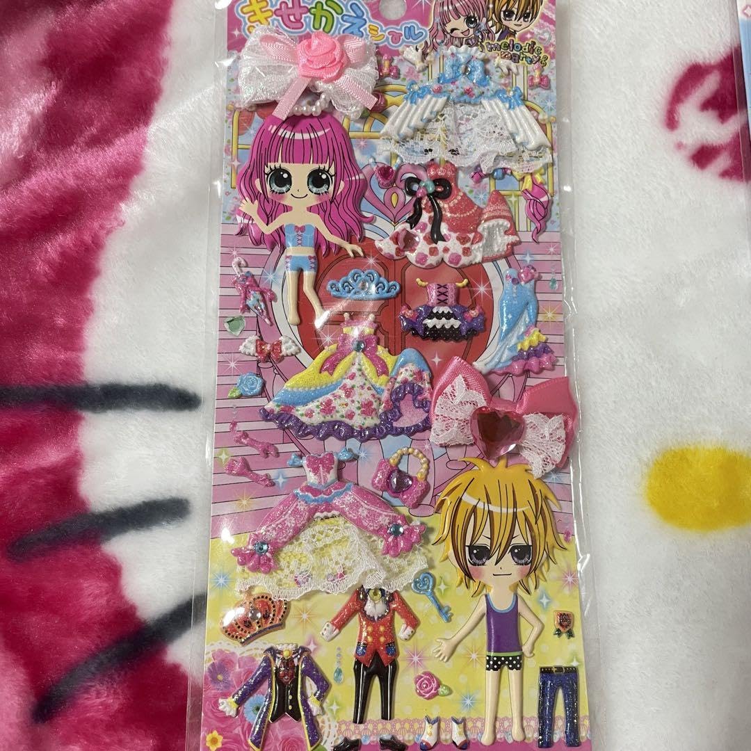 Amazon | 平成レトロ シール 着せ替えシール 女の子 ガール レア
