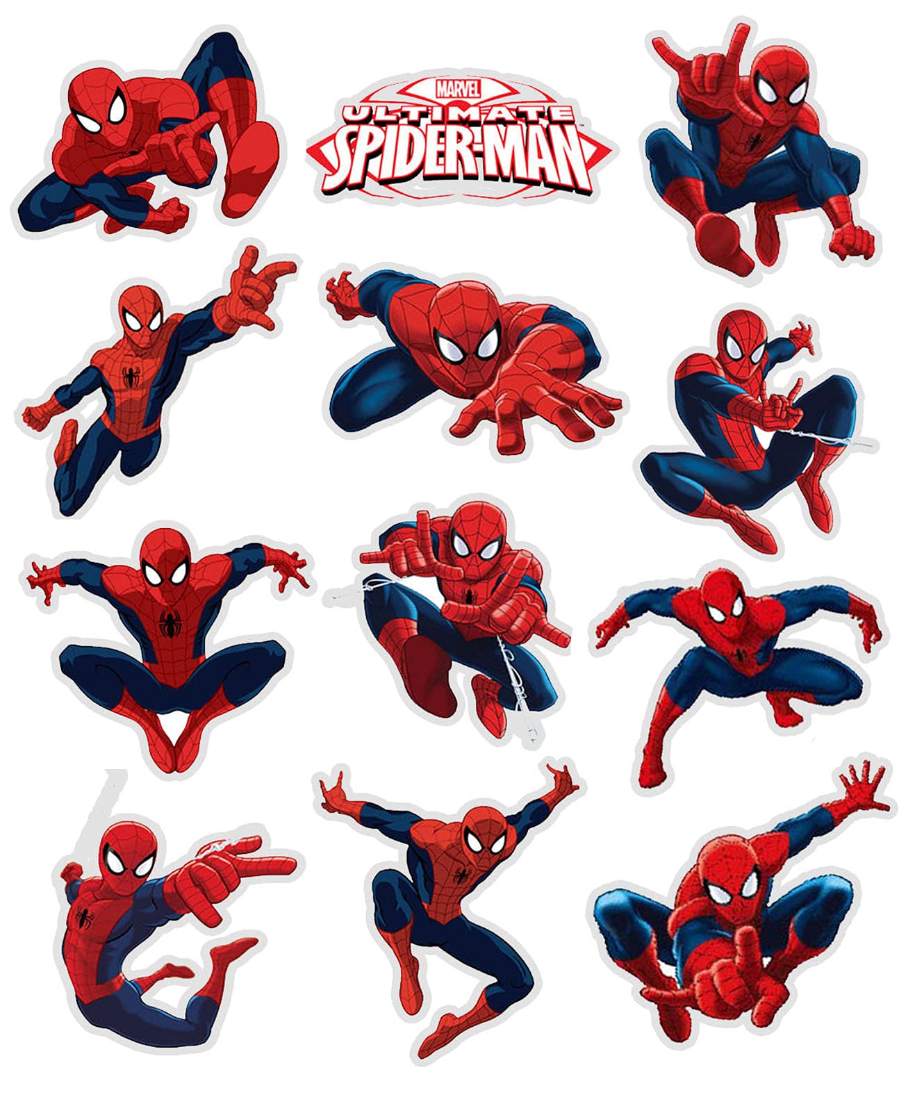 Buy SchwartsCount (2 x Pack Spiderman Wall Decal head Spiderman