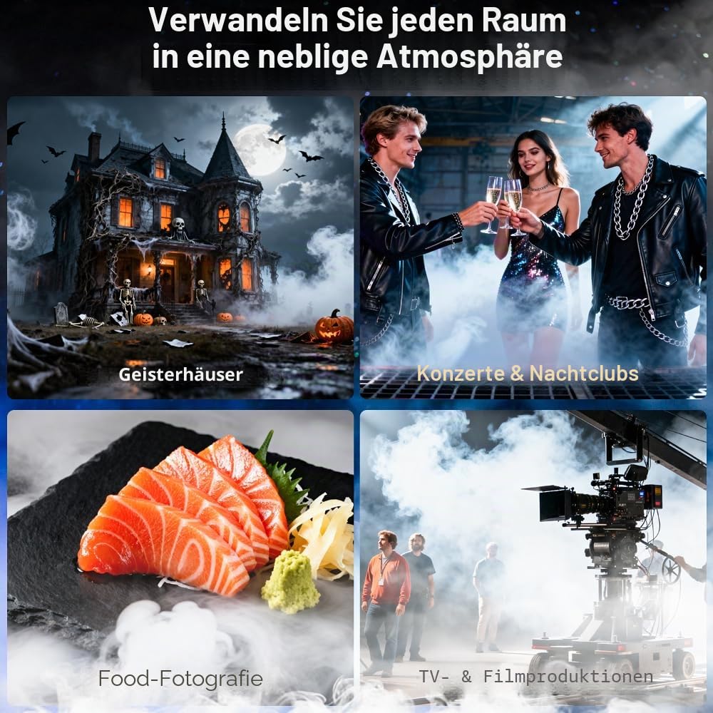LENSGO Nebelmaschinenflüssigkeit VG + PG 240ml Nebelöl