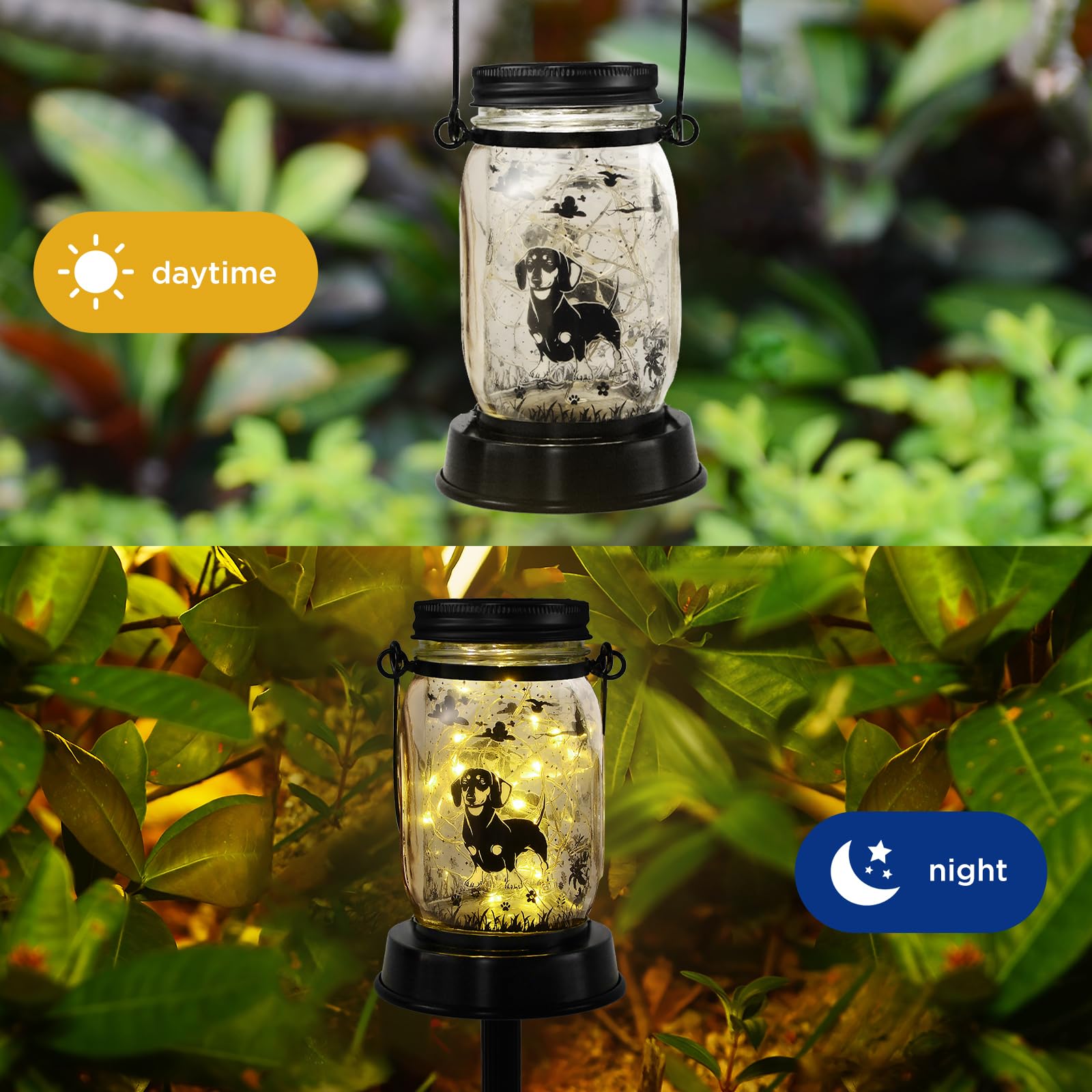 MARCHIORI Solar Lantern Dachshund , Dachshund Lovers Gift, Gifts for Mom Grandma, Women and Everyone - Image 3