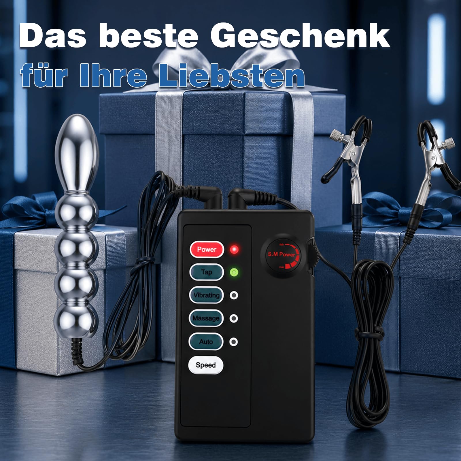 Électrostimulation Plugs Anals Prostate Stimulant Homme en Acier Inoxydable | Électrique Stimulation Pinces À Tétons Stimulateur Point G Femme Electroshock Butt Plug SM Jouets Sexuels Sex Toýs Homme