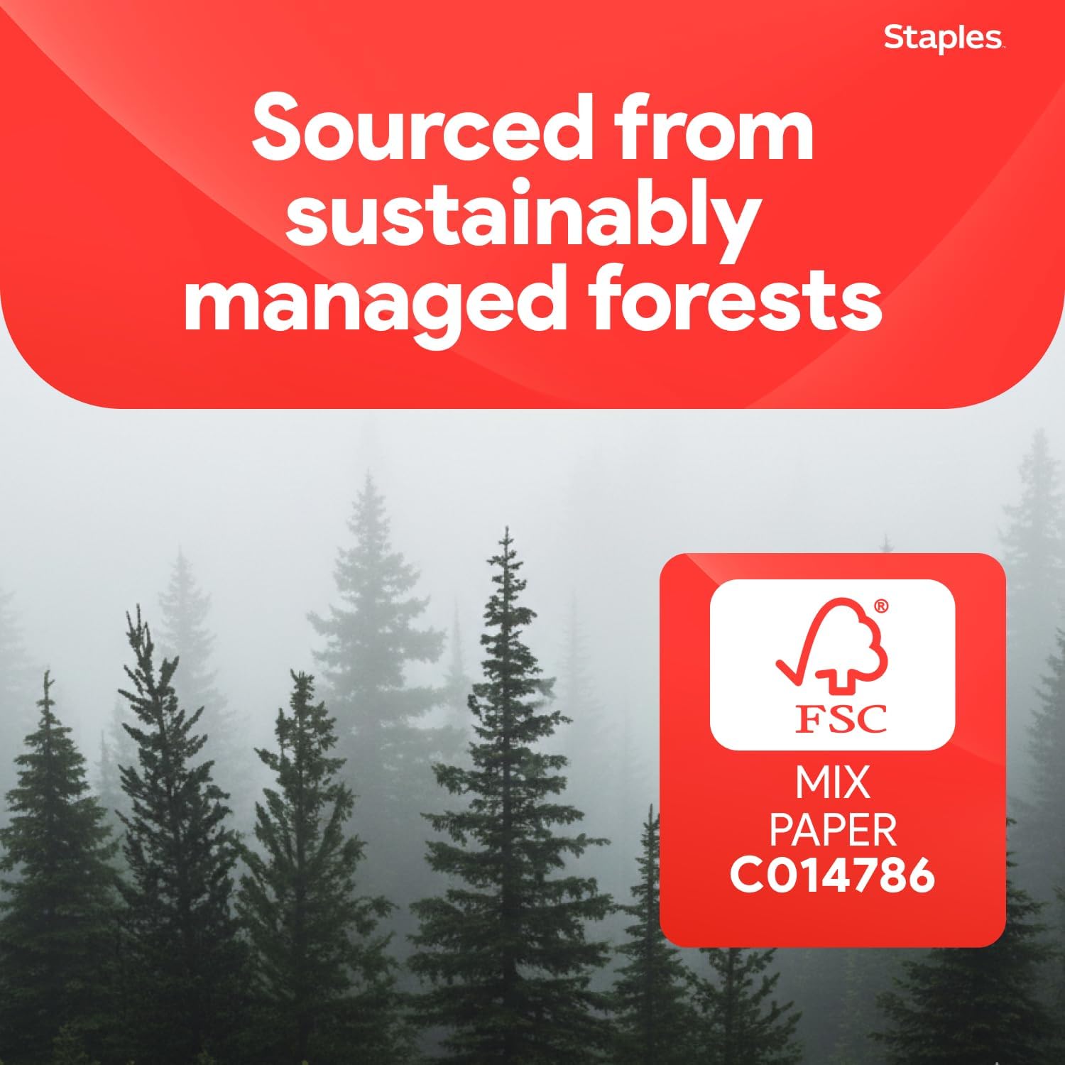 Staples 8.5-Inch X 11-Inch Laser Paper 32 Lbs. 98 Brightness 500/Rm