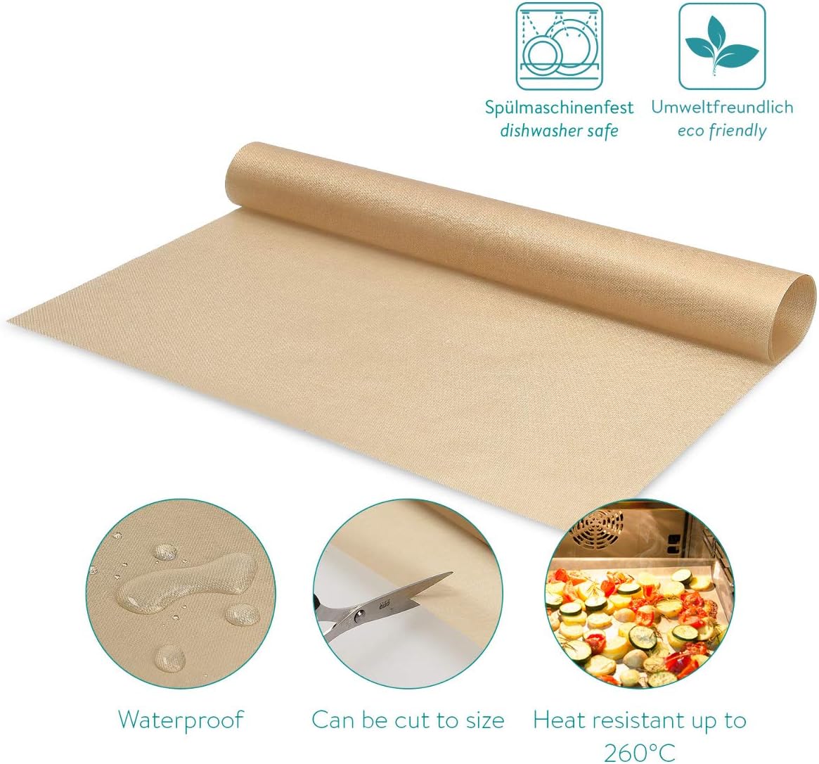 3X Reble Baking Sheets - 13" Parchment Paper for Baking Oven -