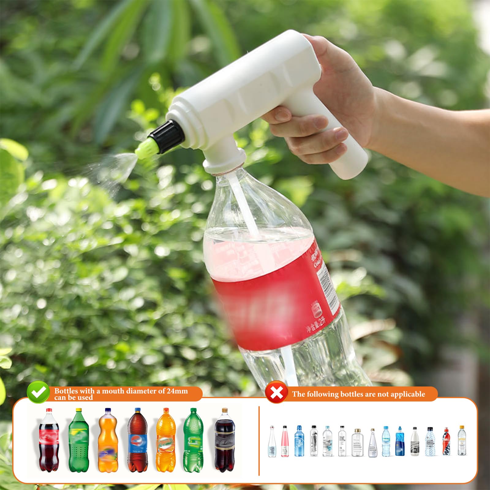 Elektrische Sprühflasche 2 L Mit USB-Aufladung – Praktisch Für Garten, Auto & Haushalt