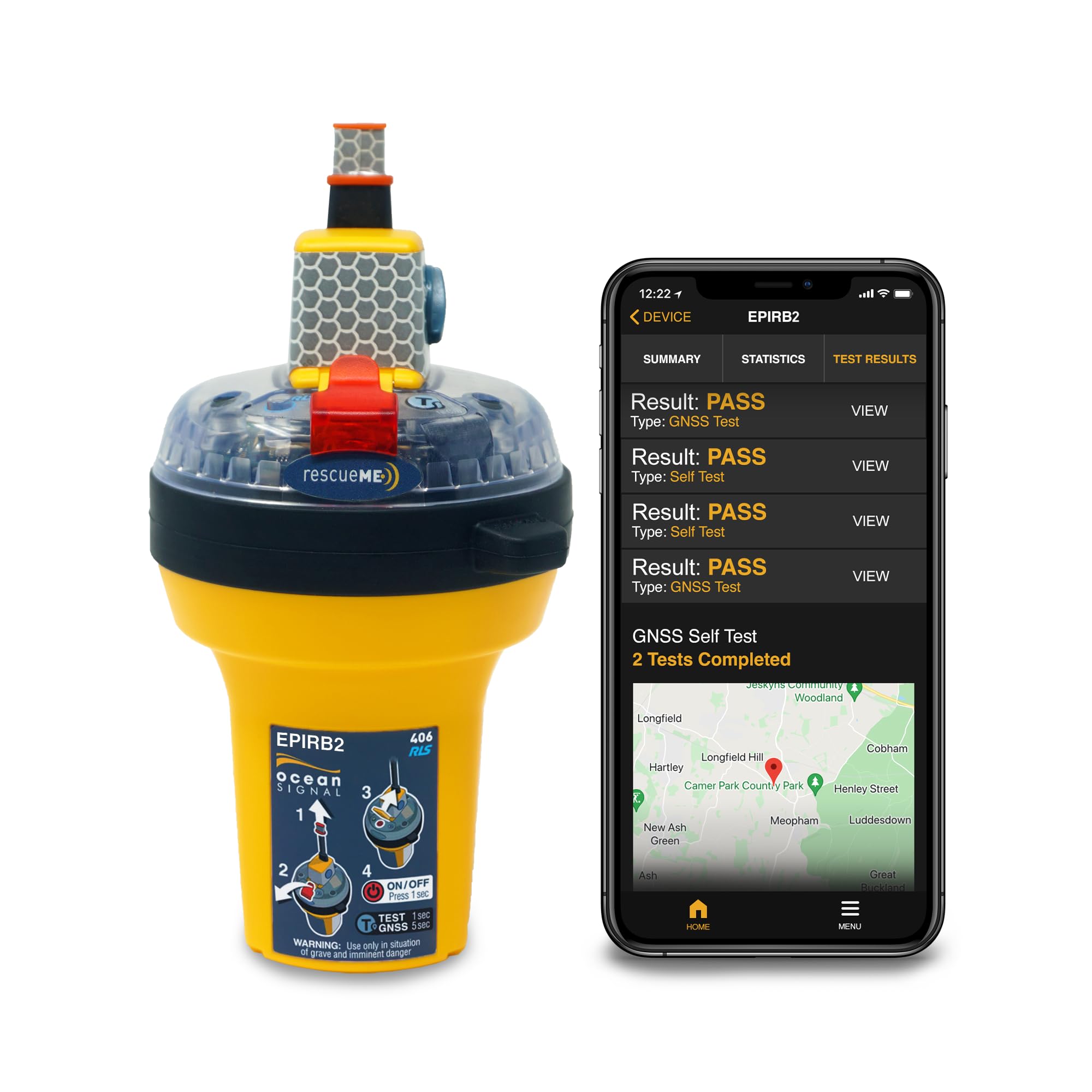 Ocean Signal RescueME EPIRB2 with Return Link Service and Manual Release Bracket