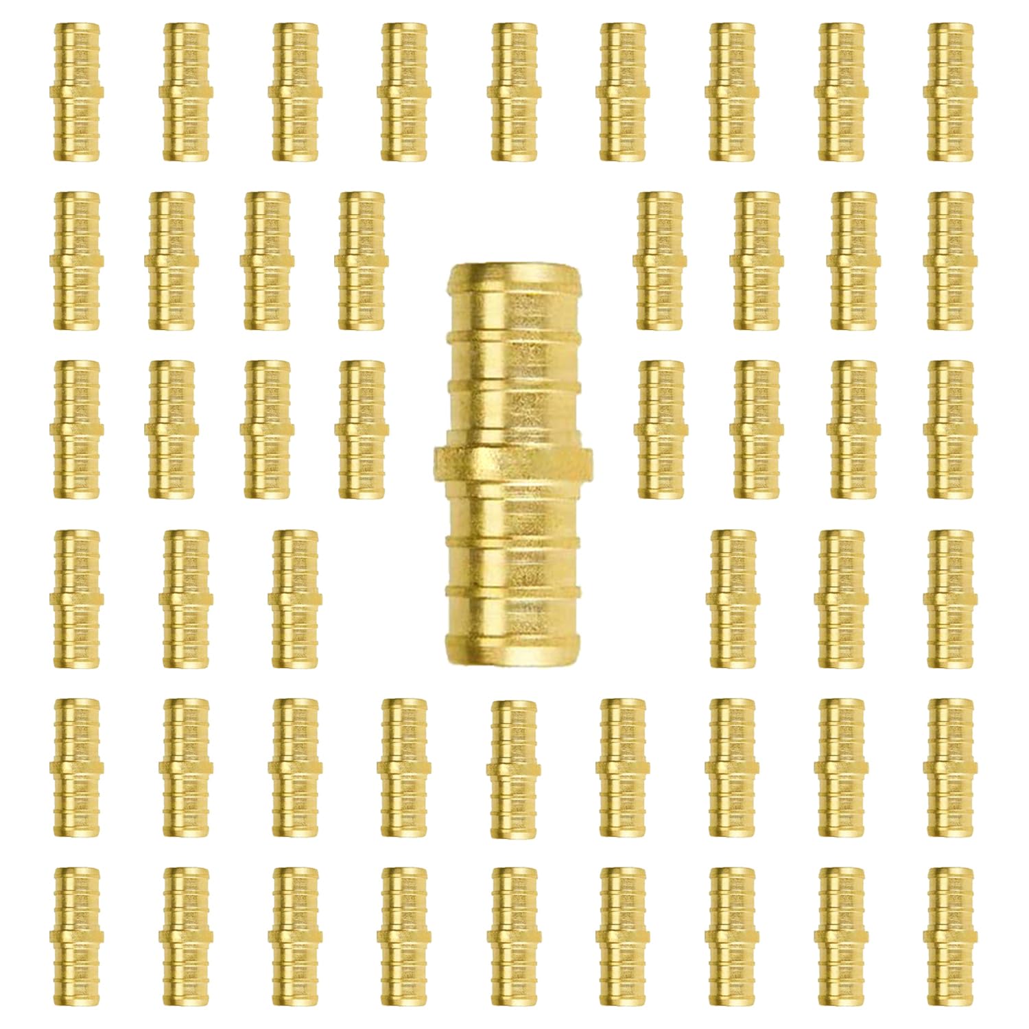 SUNGATOR 50-Pack 1/2 Inch PEX Coupling