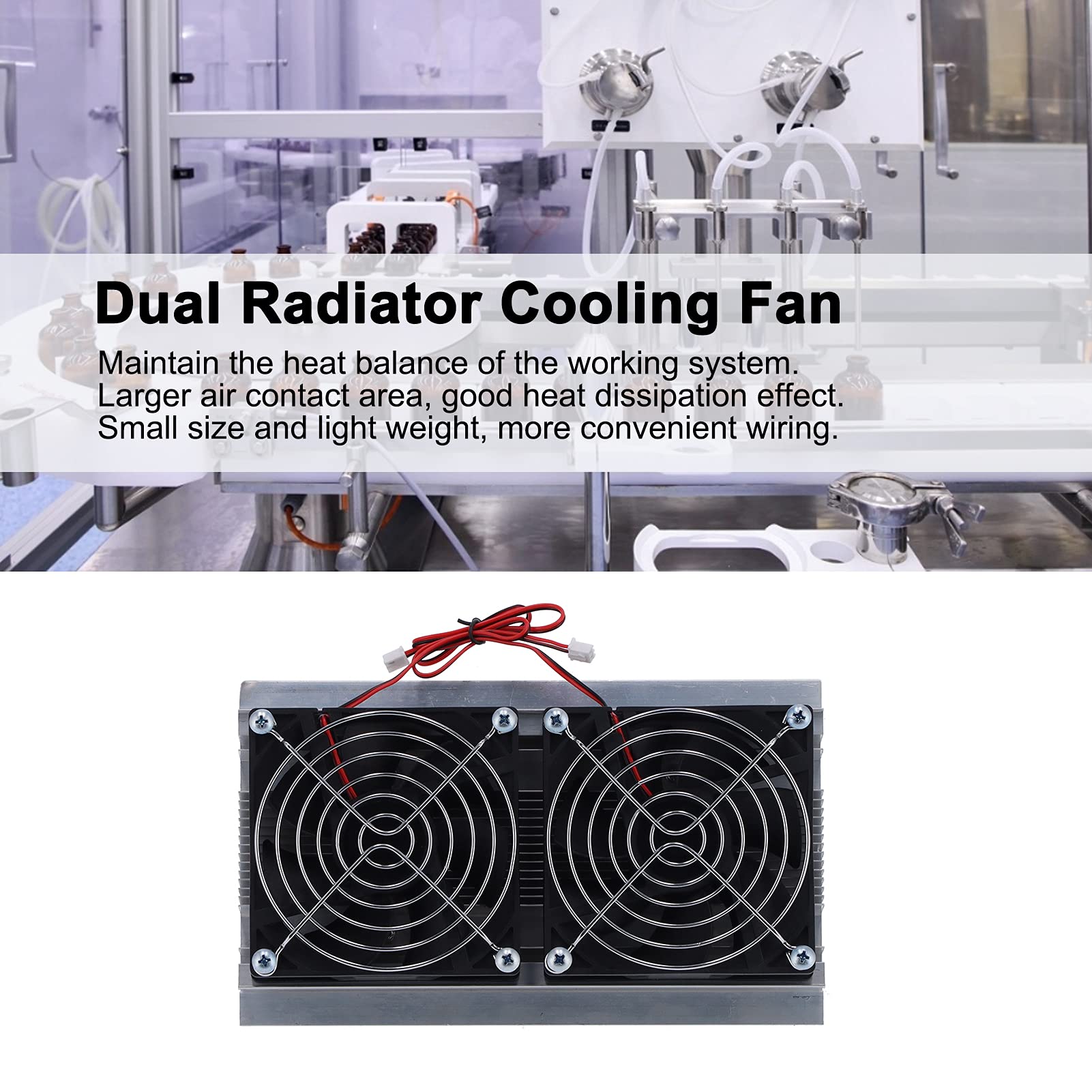 Refresco di raffreddamento elettronico a doppio di raffreddamento a radiatore 120W 12V 10A in lega di alluminio compatto leggero