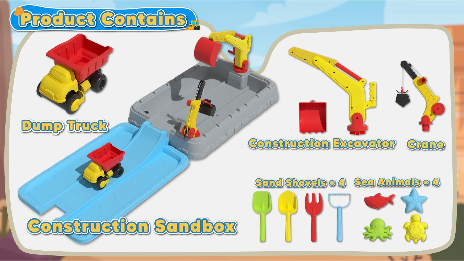 Construction Sandbox Sandbox Crane Sports Outdoor Play Toys