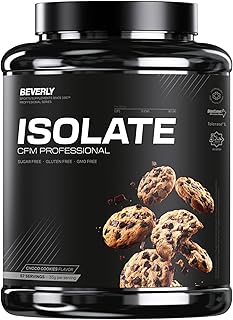 Beverly ISOLATE CFM – Proteína Aislada de Suero Premium (Whey Isolate) | 30 g Proteína | Baja en Lactosa y Sin Azúcares Añadidos | 58 Servicios | Desarrollo Muscular (2 Kg, Chocolate Cookies)