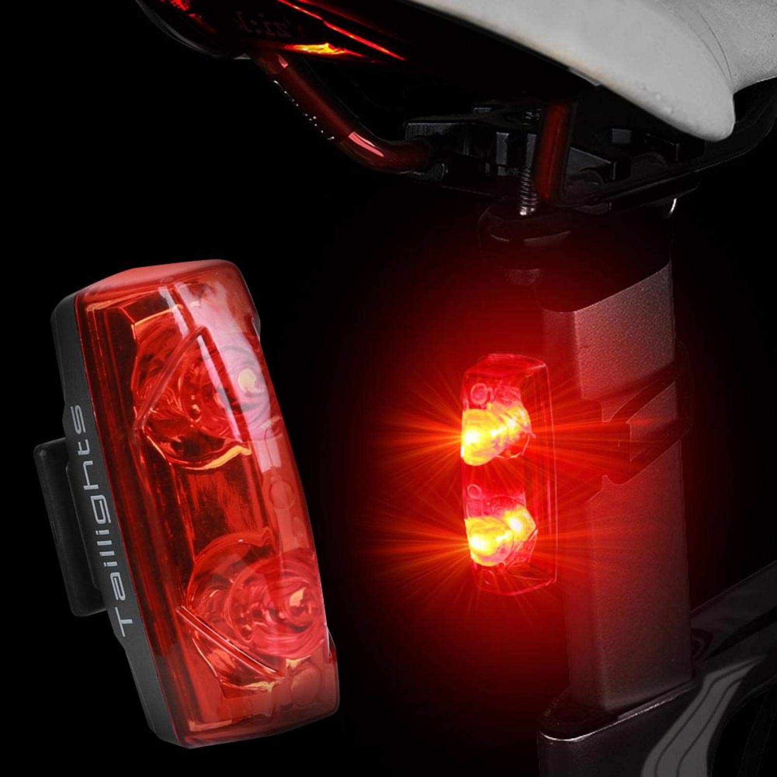 LED Elektrische Fiets Achterlicht, Elektrische Fiets Veiligheidswaarschuwing Universele Staart Lamp voor Night Riding Fietsen 6V-48V