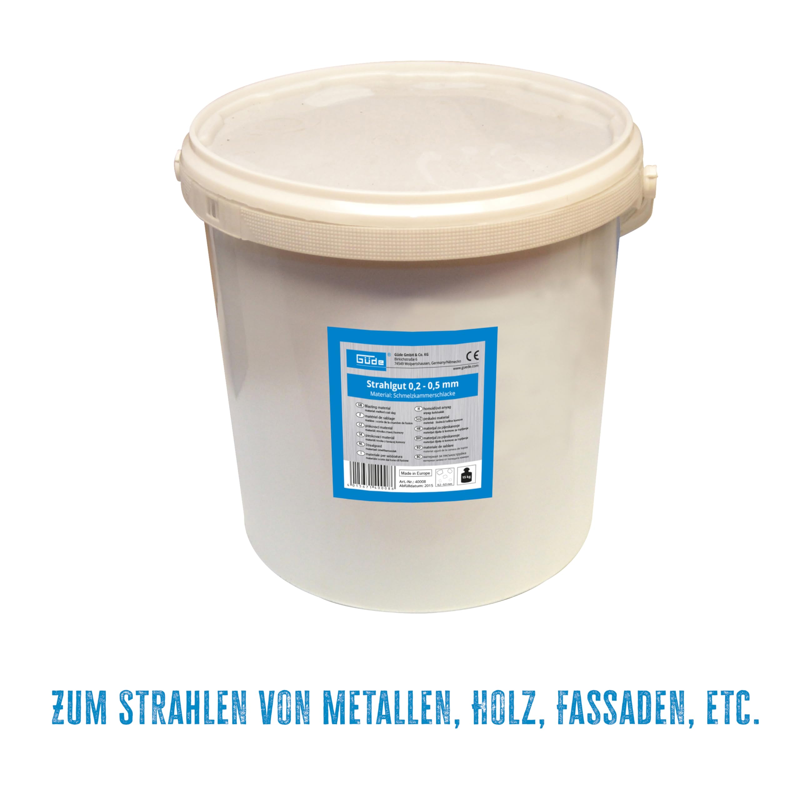 Güde 40008 0,2 – 0,5 mm 15 kg strumieni, czarny