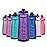 Pogo 64oz Plastic Water Bottle with Leak-Proof Chug Lid and Carry Handle, Reusable, BPA Free, Capacity Markings, Dishwasher Safe, Perfect for Travel, School, Outdoors, and Gym, Purple