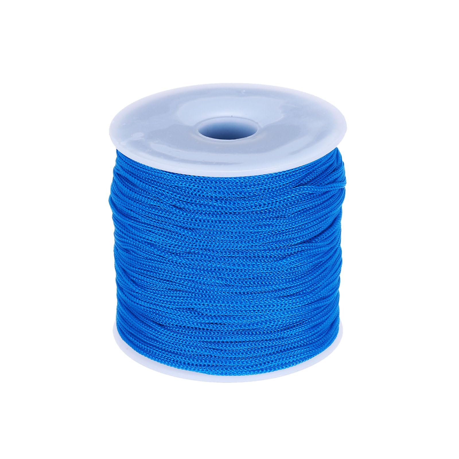 sourcing map 1mm Polypropylene Rope Braided Ropes, 100m Nylon Rope Hollow Utility Cord for Clothesline, Camping, Hiking, Outdoor, Navy Blue โ image 1