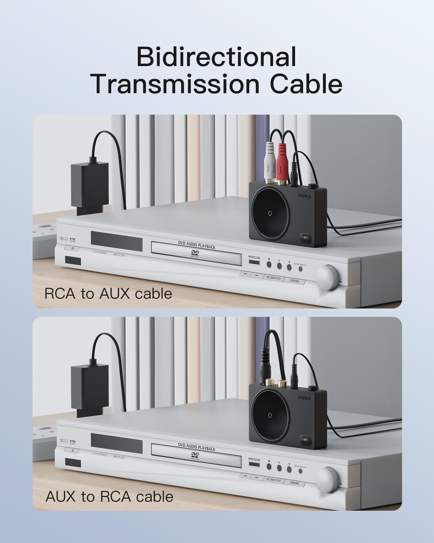YMOO Ricevitore Bluetooth 5.3 HiFi Audio Per Impianto Stereo, 3.5mm RCA Jack, Portata Wireless - Foto 10