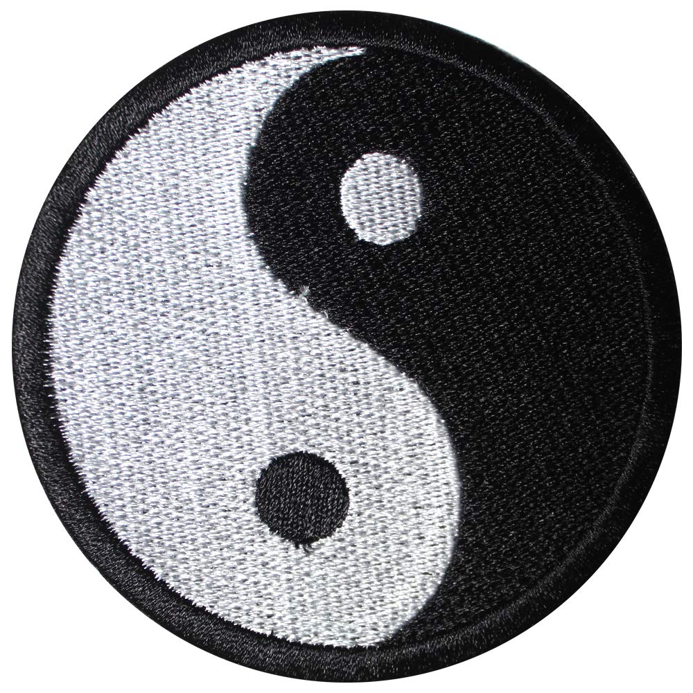 Yin Yang As Above So Below Patch Embroidered Iron Yin Yang As Above So Below Patch Embroidered Iron