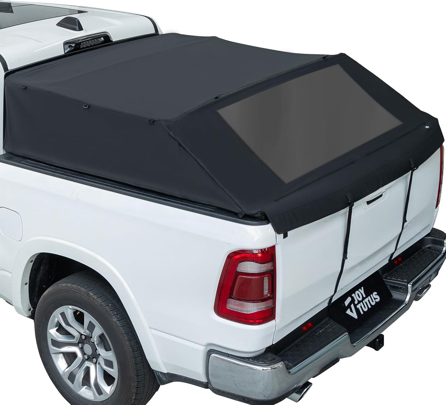 JOYTUTUS Roll-Up Truck Bed Soft Topper for Ram 1500 5.5 ft Bed (no RamBox)