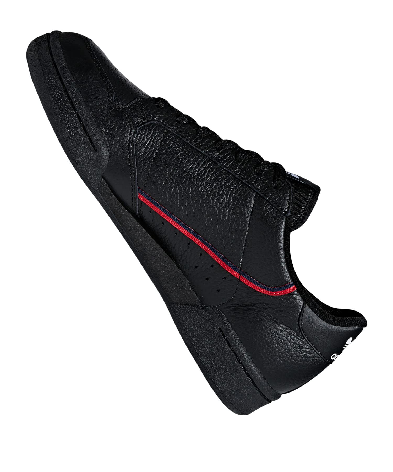 adidas Continental 80, Scarpe da Ginnastica Basse Uomo, Nero Core Black Scarlet Collegiate Navy 07, 43 1/3 EU