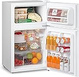 Comfee RCT87WH2(E) Worktop Refrigerator, Small Fridge with Light, Removable Shelves, Adjustable Thermostats, Reversible Doors, White [Energy Class E] - 7