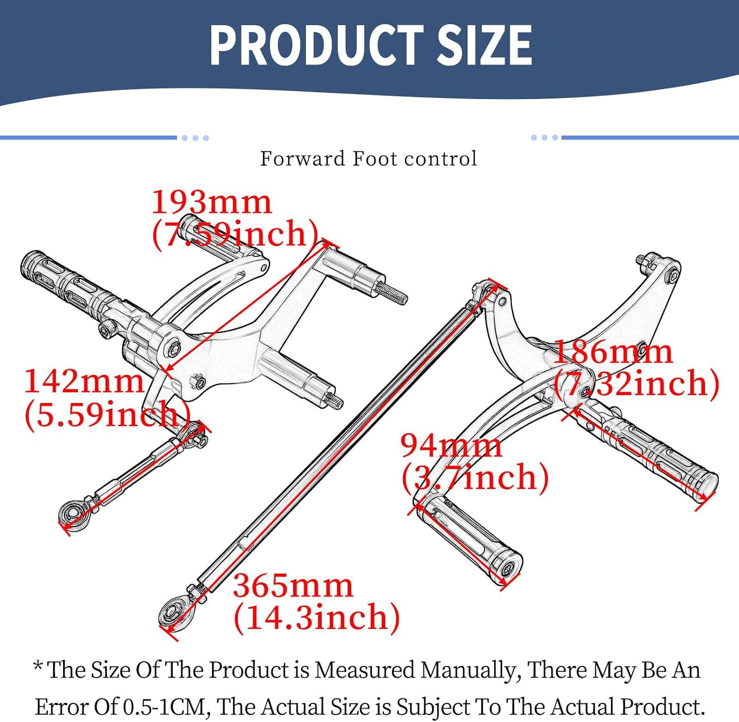 Forward Controls Foot Pegs Levers Linkages Kit For Harley 2018-2024 Softail Fat Boy FLSB Street Bob FXBB Breakout FXLRS Fat Bob Low Rider FXLR Softail Slim FLHSC 114 (Black)