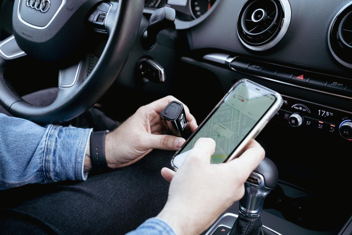Tracker GPS Basic notiOne® | Auto GPS Ortungschip für Motorräder, Fahrräder | Mini-Tracker ohne ABO
