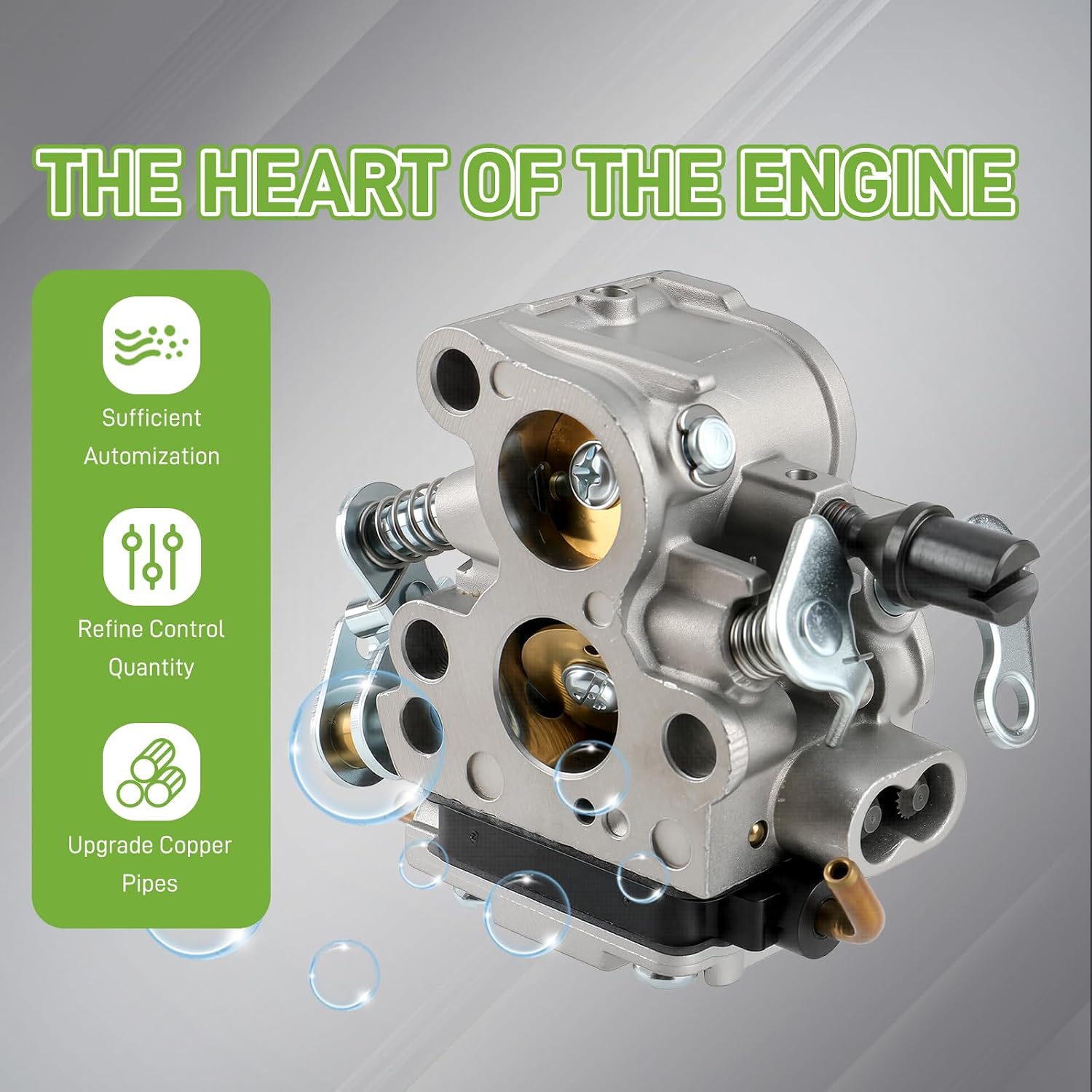 574719402 545072601 586936202 545061801 Carburetor for Zama C1T-W33C Husqvarna 235 235E 236 236E Jonsered CS2234 CS2238 CS2234S CS2238S with 530023877 Fuel Line Fitting 5450616 Choke Rod