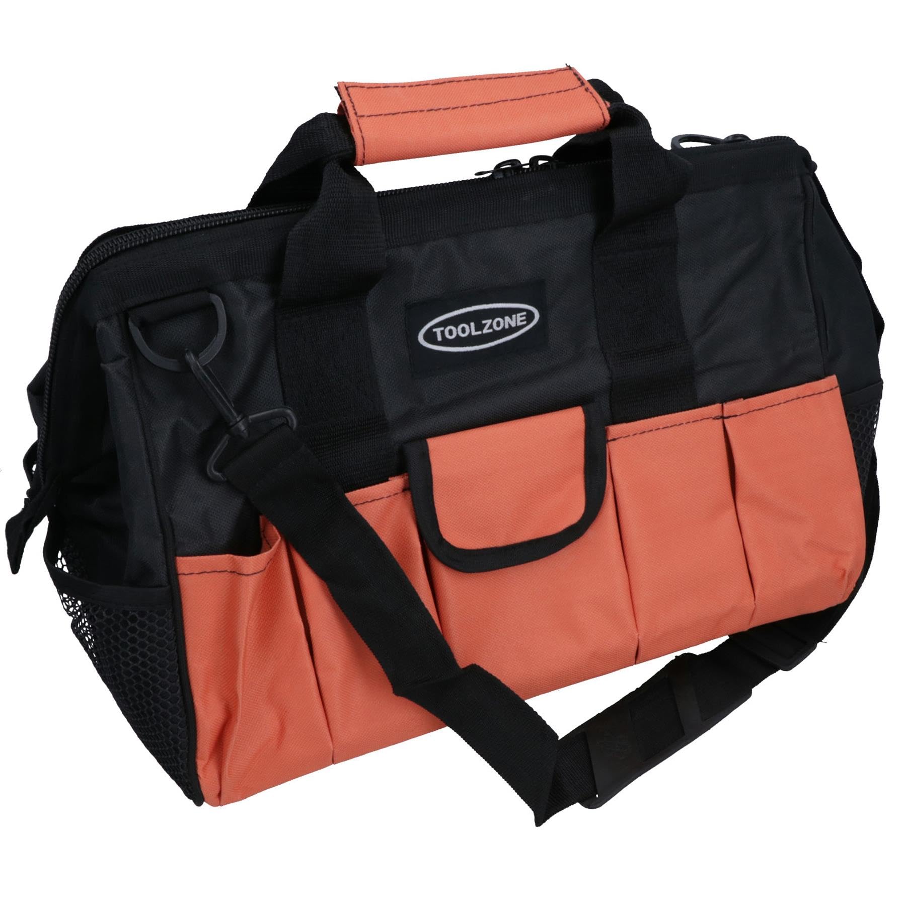Sac à outil en toile forte avec 28 poches de rangement nylon TE190