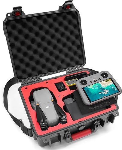 SYMIK Funda rígida P330-A3 Air 3, funda de transporte impermeable para DJI Air 3 Fly More Combo, compatible con DJI RC 2RC-N2, concentrador de carga