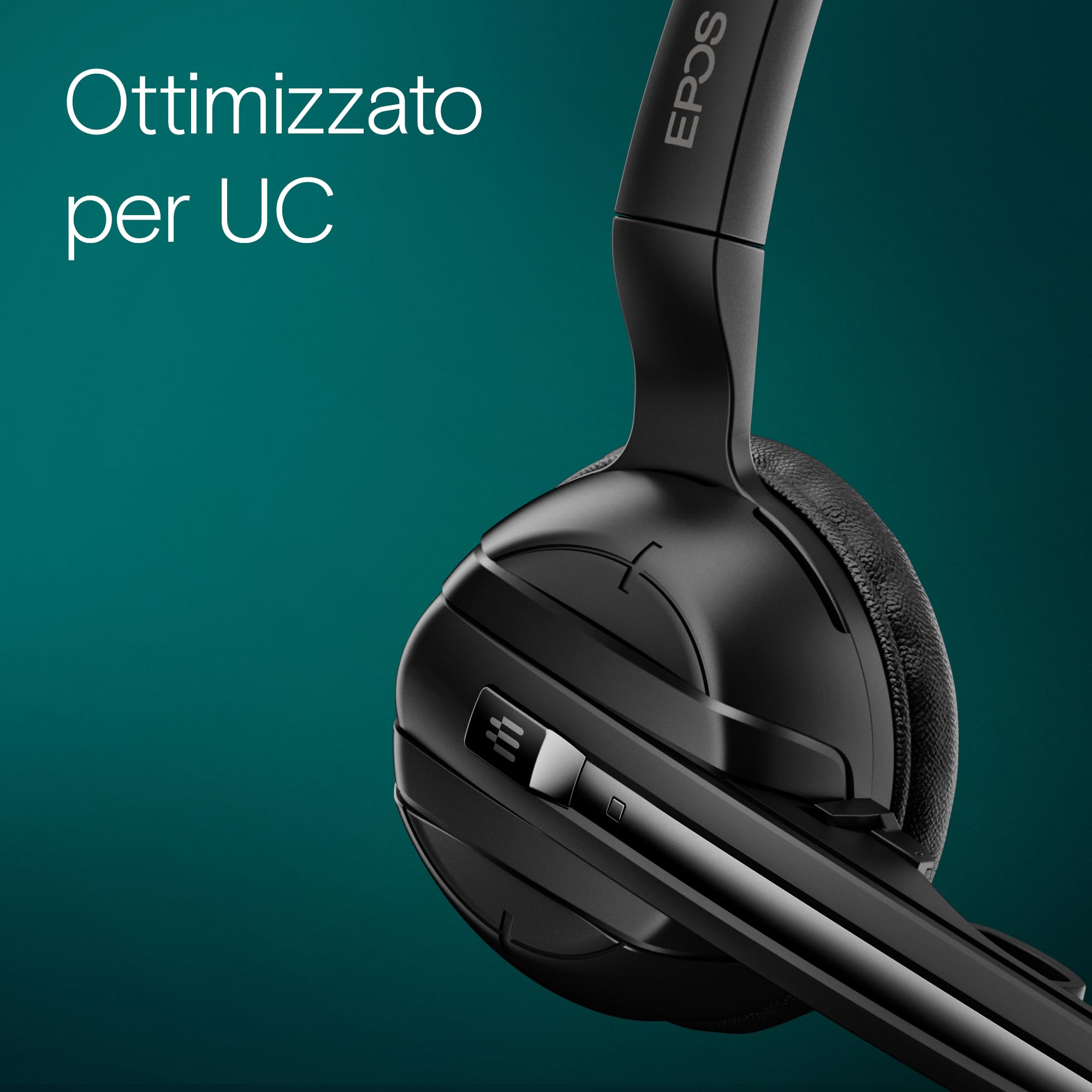 EPOS SENNHEISER Impact D 10 USB ML II Mono DECT Auriculares para PC/Softphone cancelación de Ruido