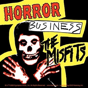 C&D Visionary Licenses Products Misfits Horror Business Sticker