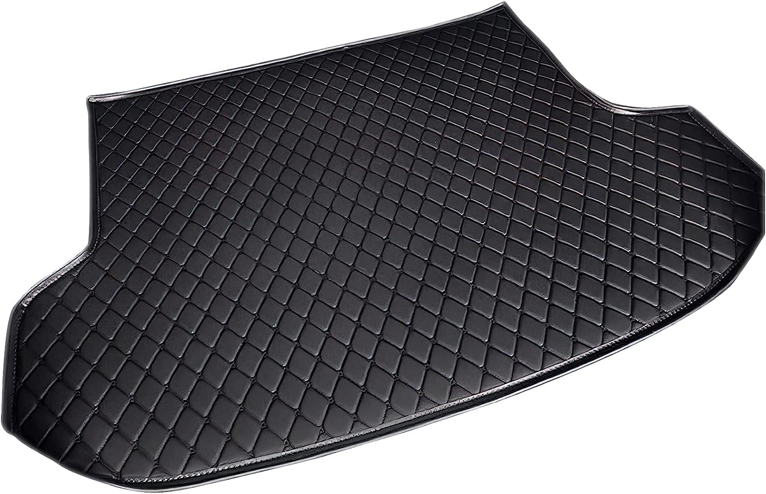 Cakers A/All-Black Ckers Lether Boot Liner Mts For Mercedes-Benz C-Clss Coupe (C205) 2015 2016-2021, Nti-Scrtch Nti-Slip Wterproof Boot Liner, Uto Interior Ccessories,