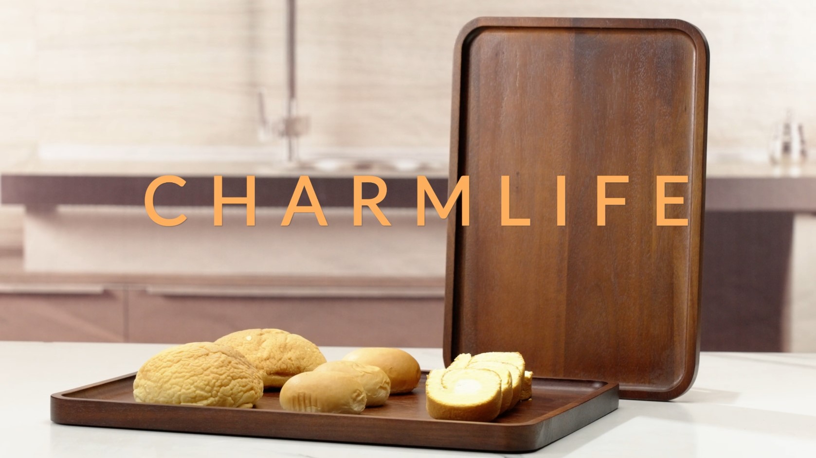 SEUNMUK 2 PCS Wooden Serving Platter, 13 X 9 Inch Rectangle - View #8