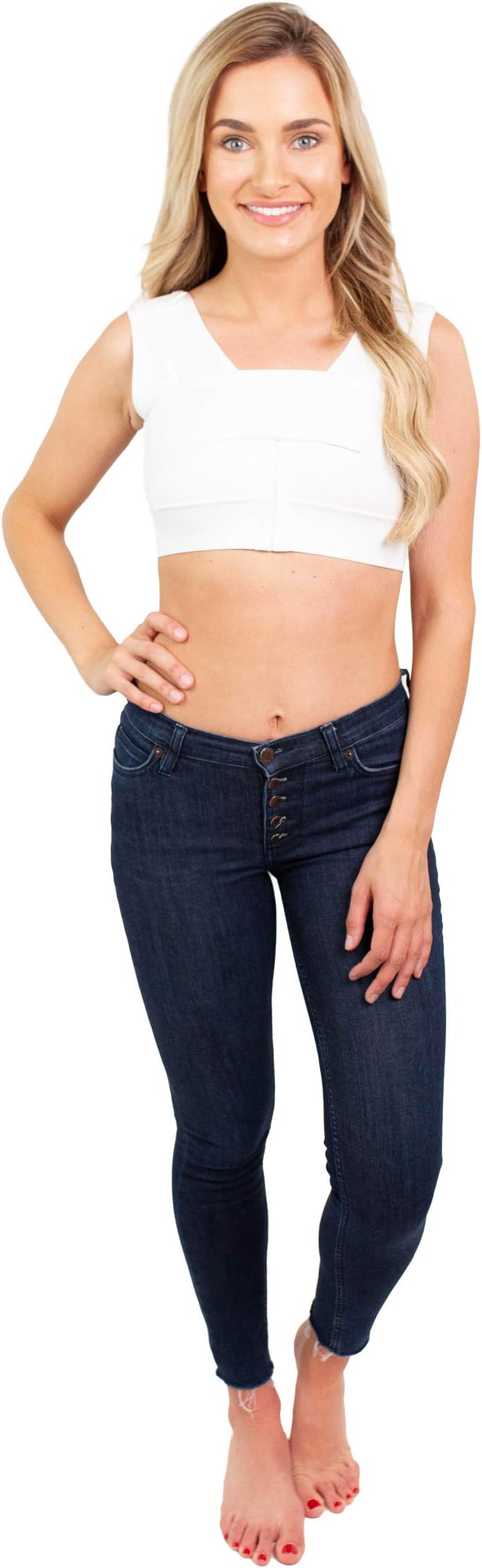 ContourMD Post-Surgery Bra for Women, Style 31 – Velcro Compression, Dual Support, Adjustable, Perfect for Recovery, B/C Cups