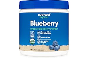 Nutricost Organic Blueberry Powder: 8oz of Antioxidant-Rich Goodness