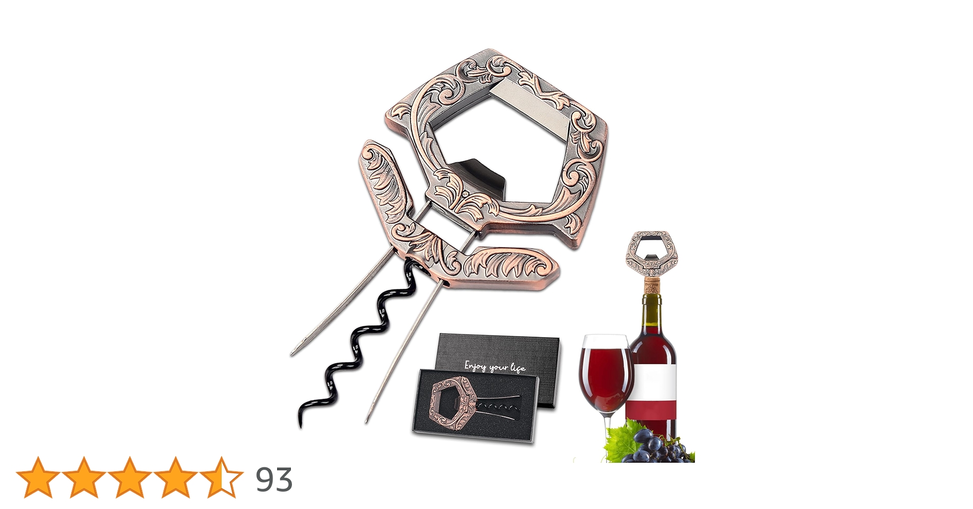 SIXTINE ワインオープナー、ビンテージ Amazon | The Durand（ザ・デュランド）デュランド オールド