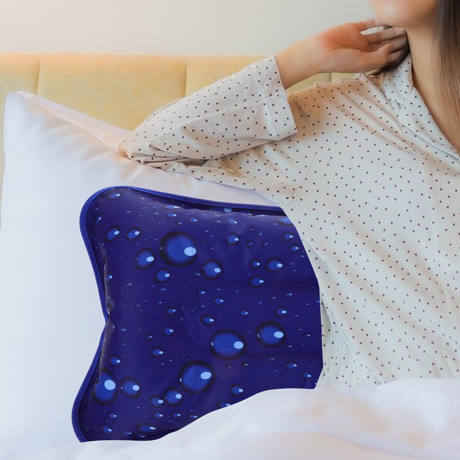 Ciieeo 4 Pièces Summer Inflatable Cooling Pillow Water Fillable Lightweight Portable Camping and Outdoor Pillow for Summer Comfort