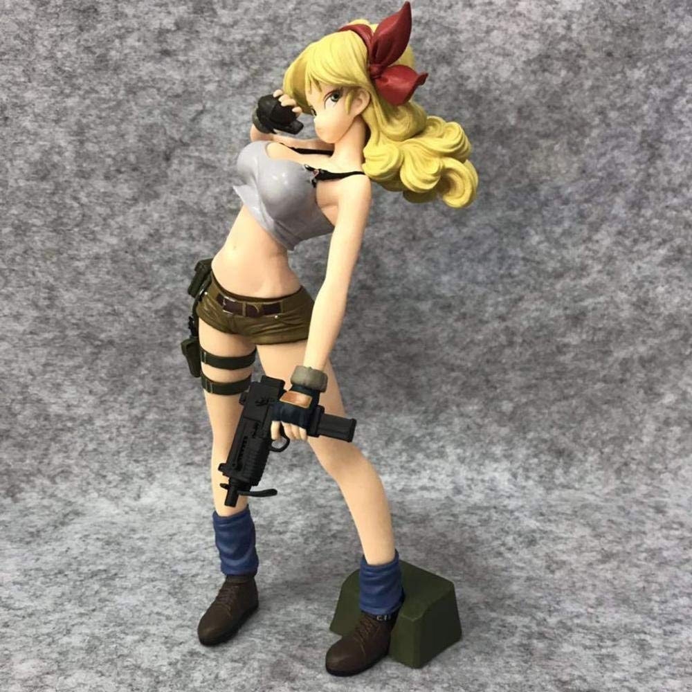 lkw-love Anime Lanqi Model Cartoon Statue High 24cm Toy Ornament PVC Material (Color: B)-AND