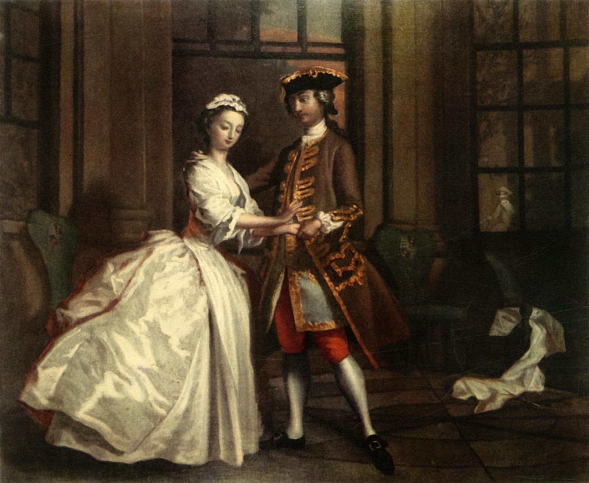 SERENDIPITP Retro Picture Poster Wall Art Pictures Painting an Eighteenth-Rendezvous by Highmore Wall Art Canvas Print for Wall Decor 60x90cm