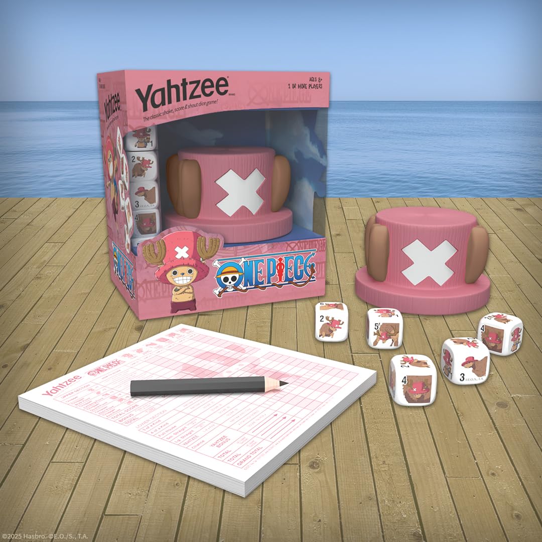 Amazon.com: YAHTZEE: One Piece - Chopper Edition, Collectible Tony