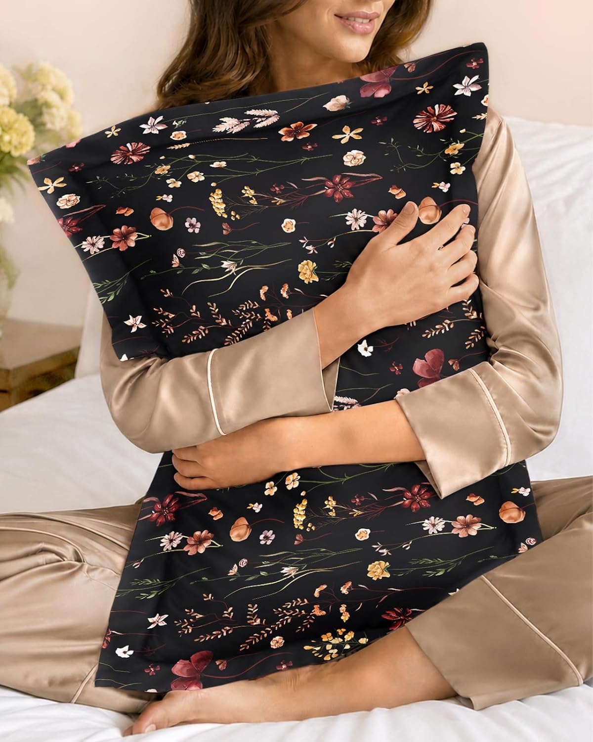 Miss Adola Cotton Sateen Pillowcases Standard Size 2 Pack, Vintage Floral
